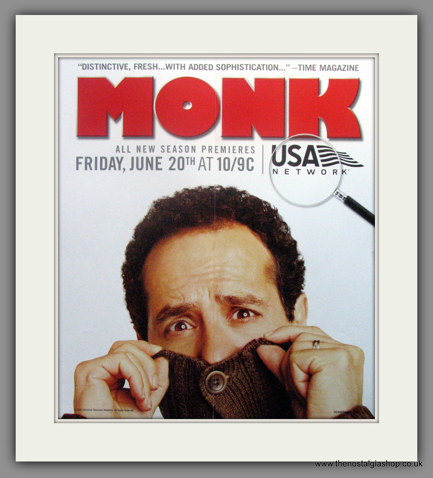 Monk USA Series. Vintage Advert 2003 (ref AD51256)