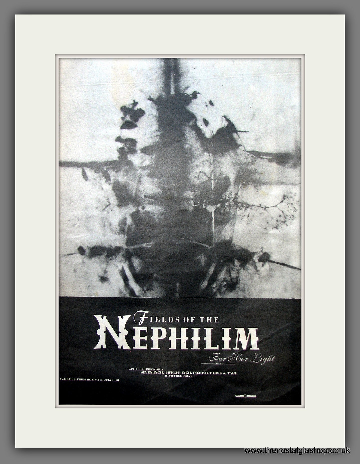 Fields Of The Nephilim. For Her Light. Original Vintage Advert 1990 (ref AD13180)