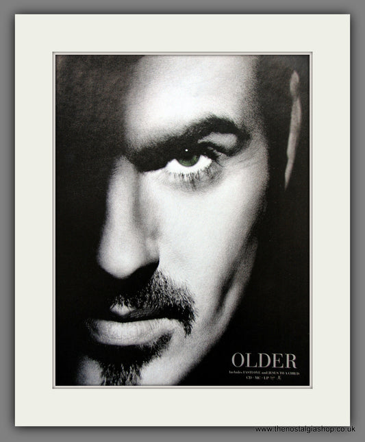 George Michael. Older. Original Music Advert 1996 (ref AD55730)