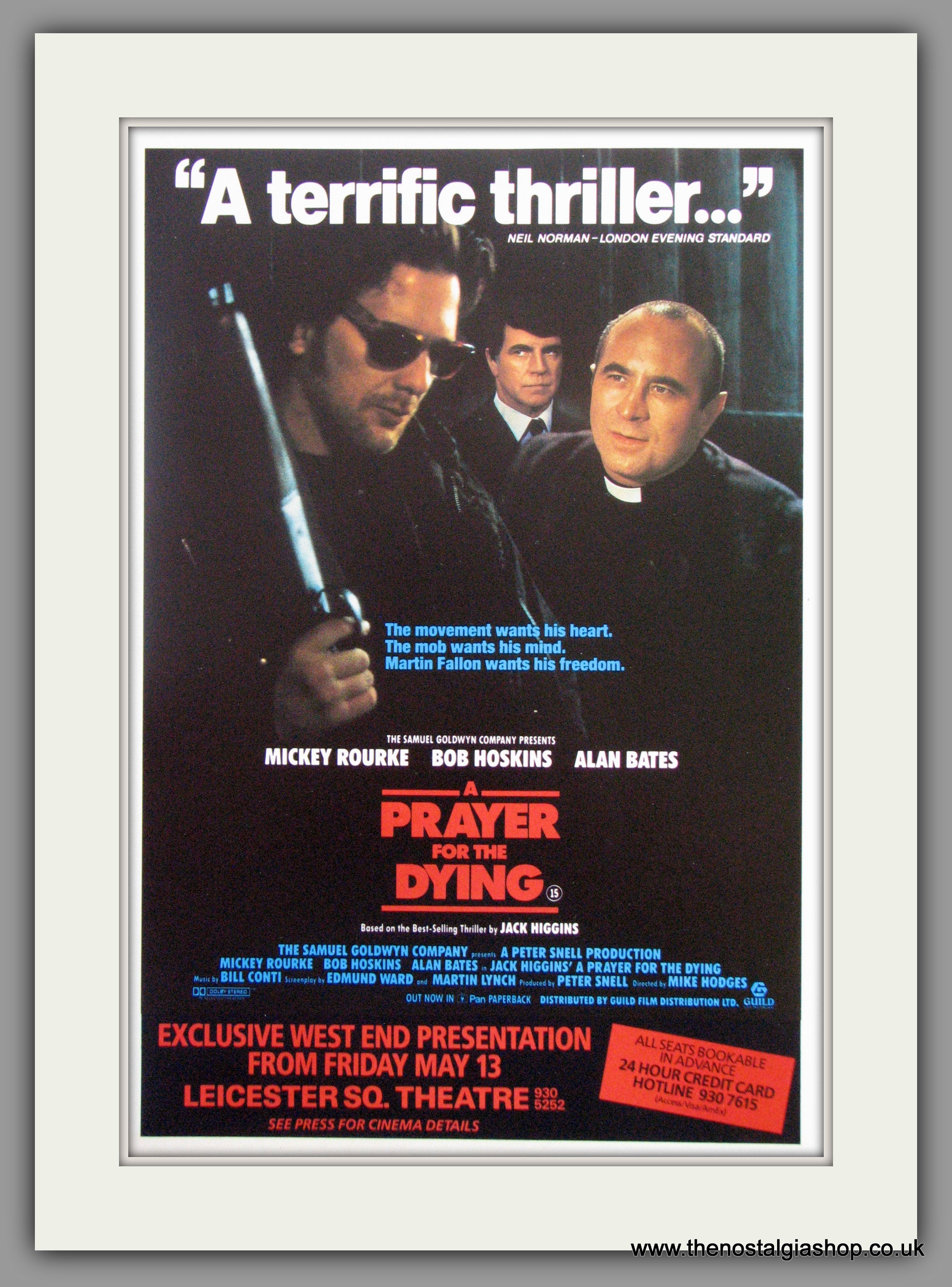 A Prayer For The Dying. Original Advert 1987 (ref AD51389) – The ...