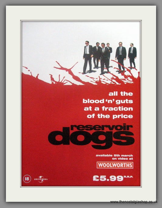 Reservoir Dogs. Original Advert 1992 (ref AD51462)