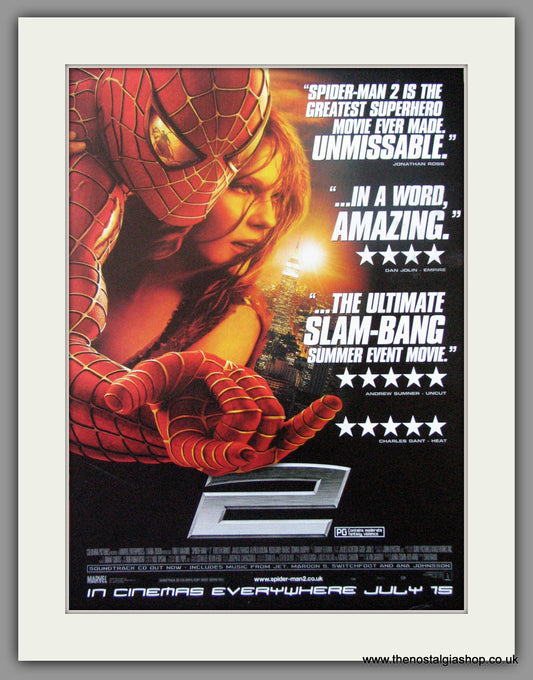 Spider-Man 2. Original Advert 2004 (ref AD51656)