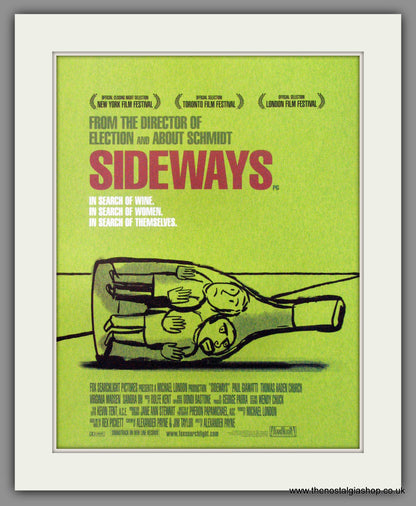 Sideways.Set Of 2 Original Adverts 2005 (ref AD51749)