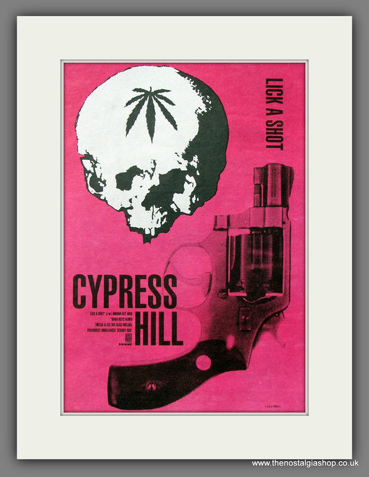 Cypress Hill. Lick A Shot. Vintage Advert 1994 (ref AD55803)