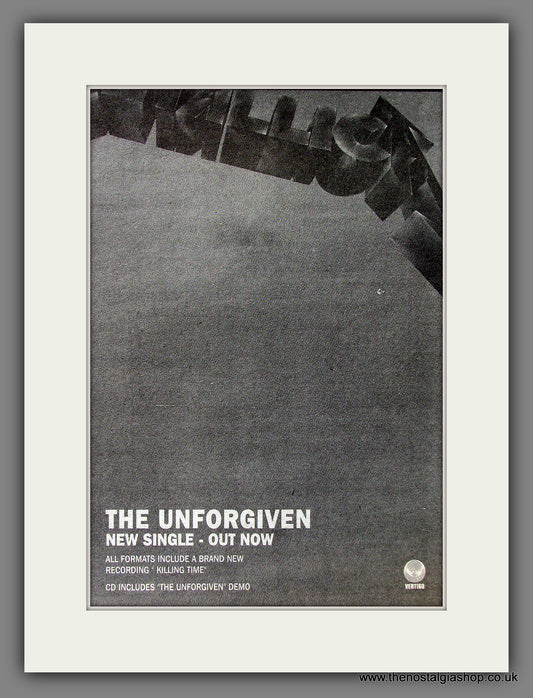 Metallica. The Unforgiven. 1991 Original Advert (ref AD55815)