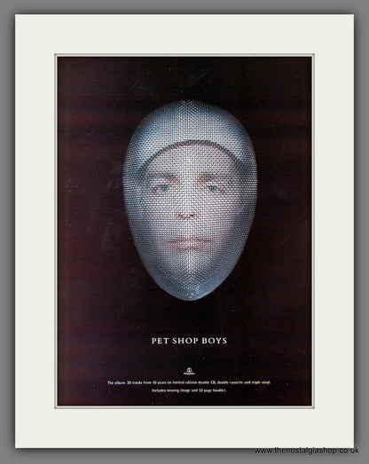 Pet Shop Boys. Alternative. 1995 Original Advert (ref AD55747)