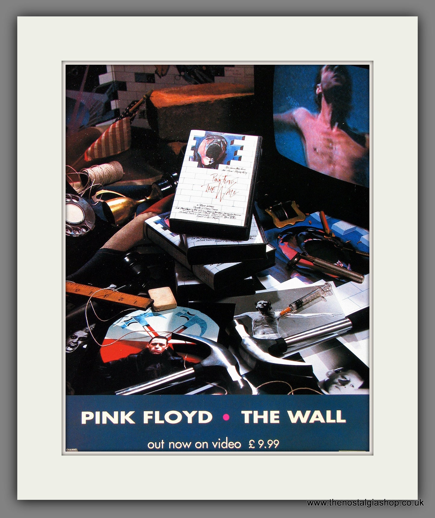 Pink Floyd. The Wall, Now on Video. Original Music Advert 1989 (ref AD55791)