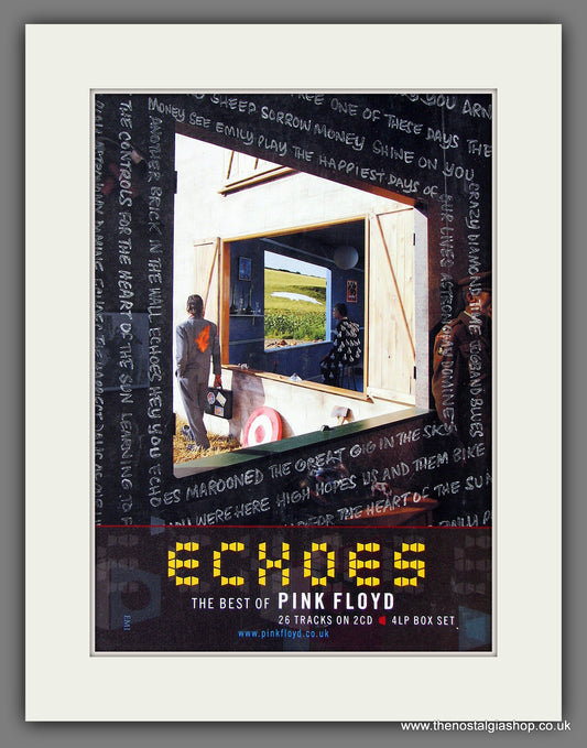 Pink Floyd. Echoes. Original Music Advert 2001 (ref AD55795)