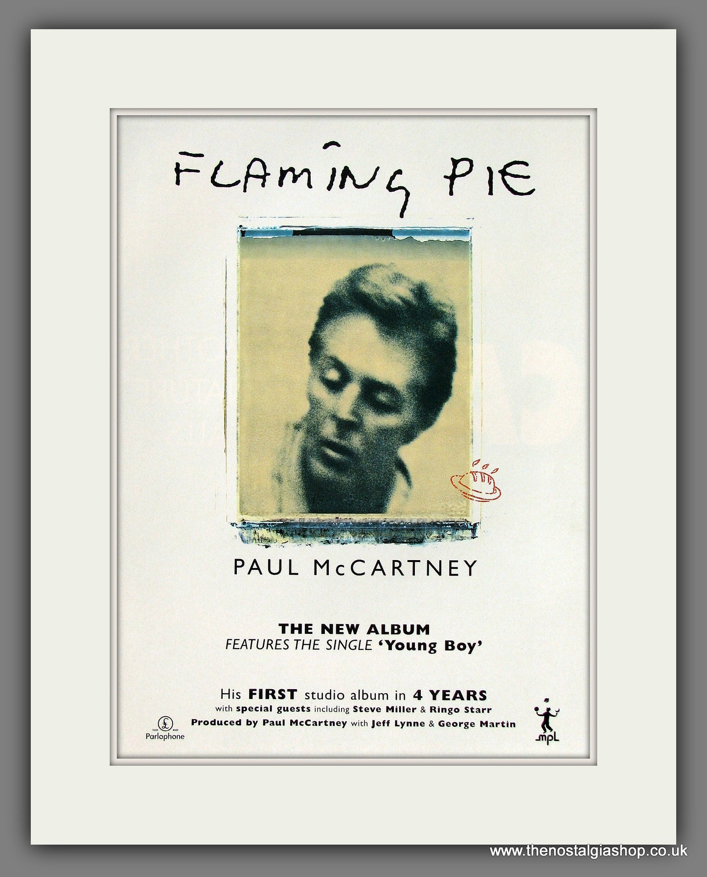 Paul McCartney. Flaming Pie. 1997 Original Advert (ref AD55829)