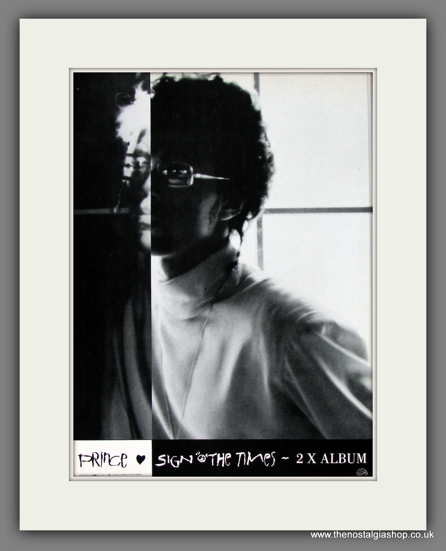 Prince. Sign 'O' The Times. 1987 Original Advert (ref AD55830)