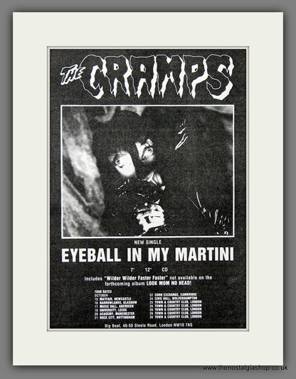 Cramps (The) Look Mom No Head. 1991 Original Double Advert (ref AD55841)