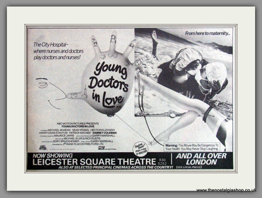 Young Doctors In Love. Original Advert 1983 (ref AD52318)