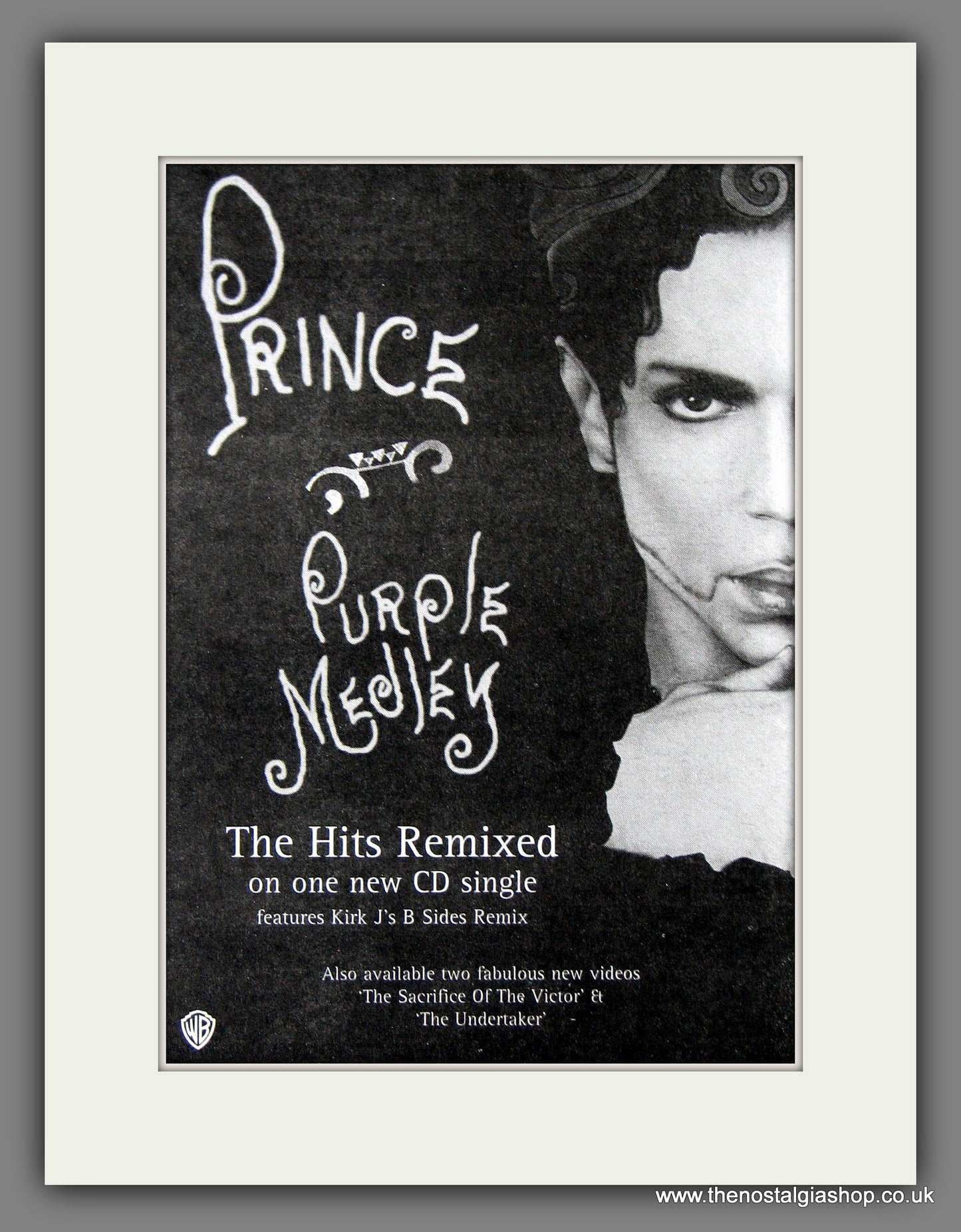 Prince. Purple Medley, 1995 Original Advert (ref AD55900)