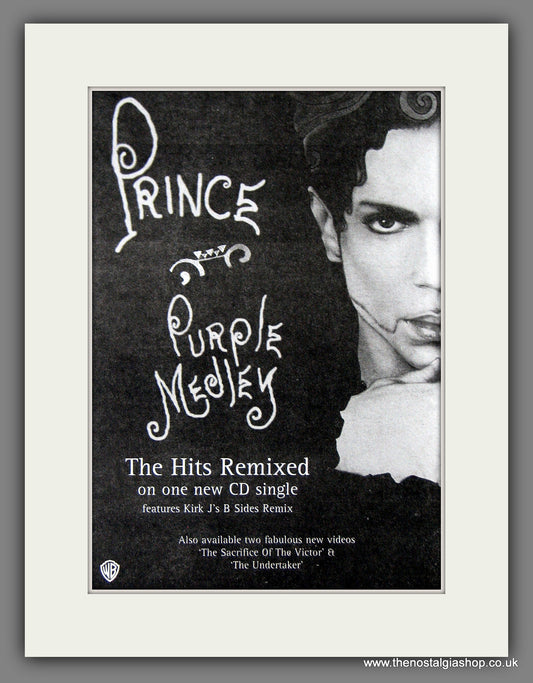 Prince. Purple Medley, 1995 Original Advert (ref AD55900)