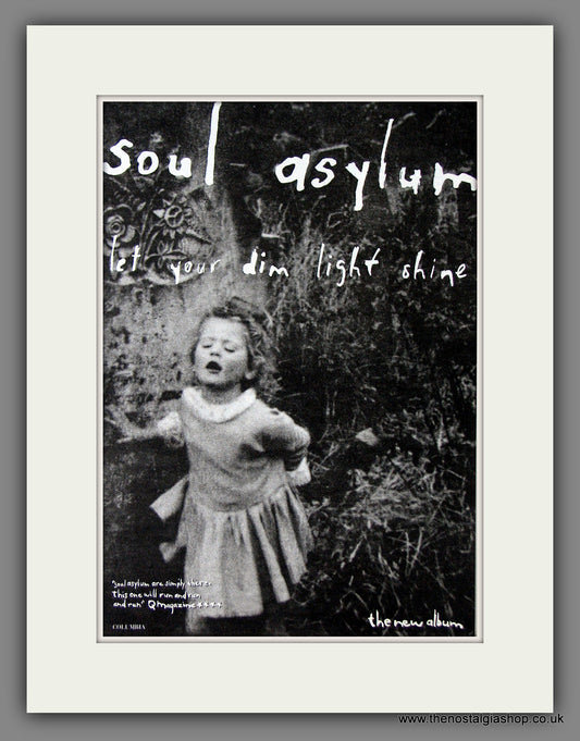 Soul Asylum. Let Your Dim Light Shine. 1995 Original Advert (AD50648)