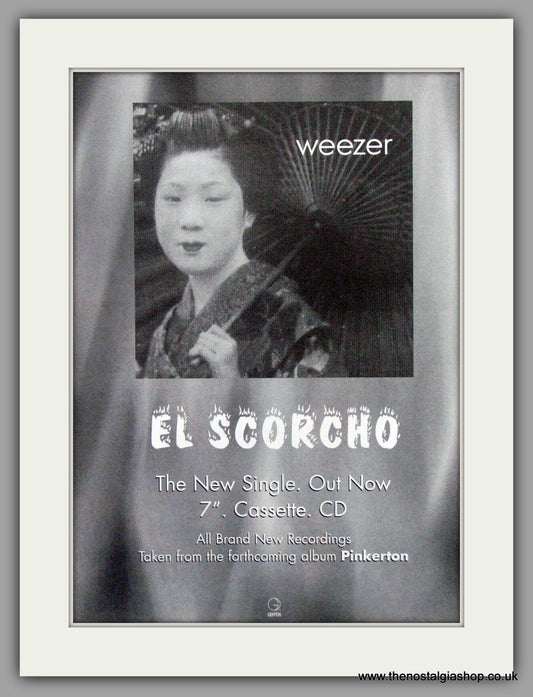 Weezer. El Scorcho. 1996 Original Advert (ref AD51015)