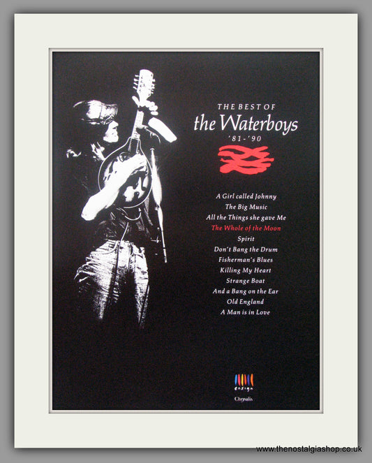 Waterboys (The) Best of '81-90. 1991 Original Advert (ref AD51037)