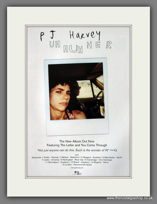 P.J. Harvey. Uh Huh Her. 2004 Original Advert (ref AD55894)