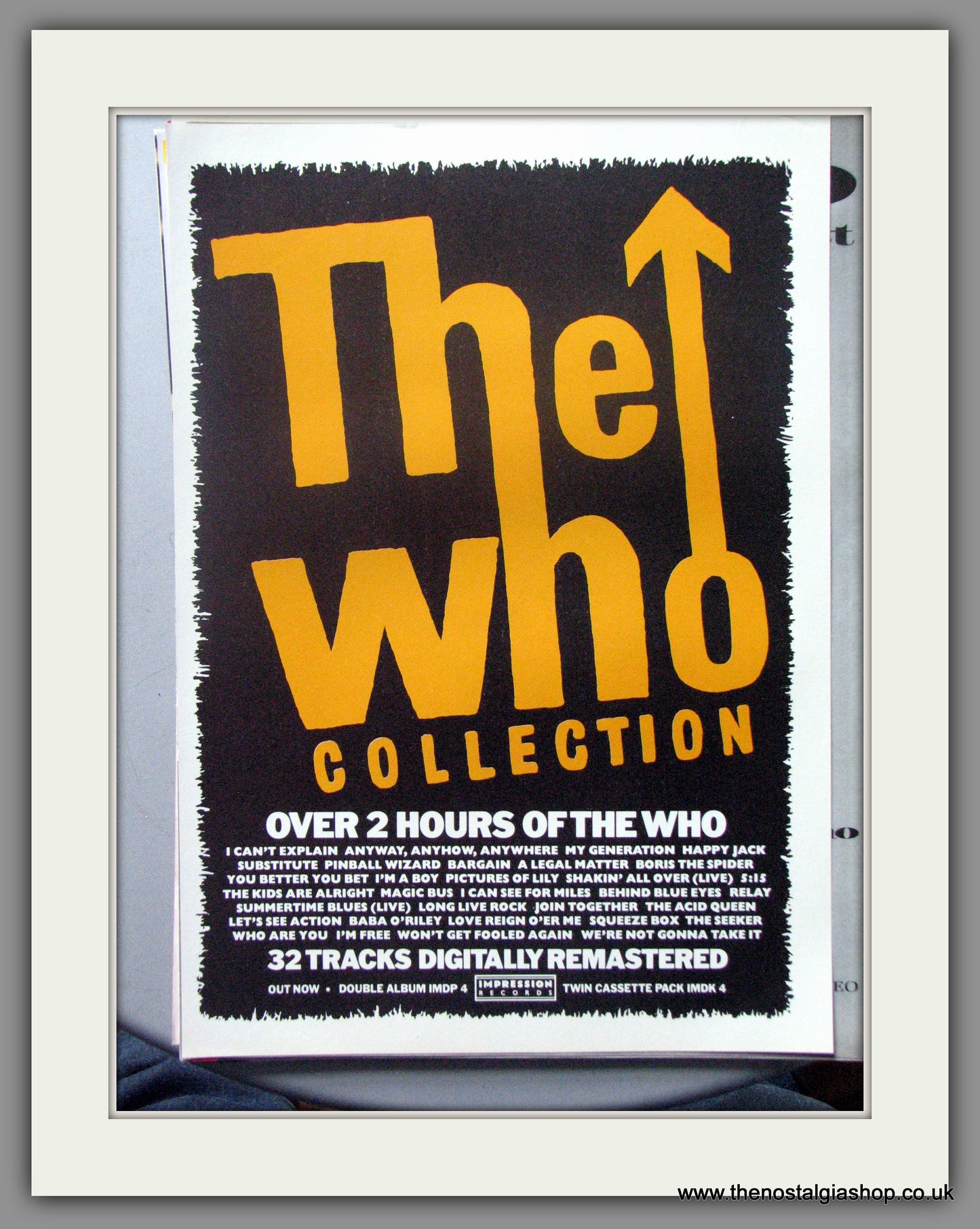 Who (The) Collection. 1990's Original Advert (ref AD51417)