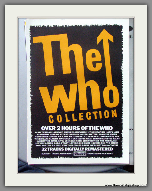 Who (The) Collection. 1990's Original Advert (ref AD51417)