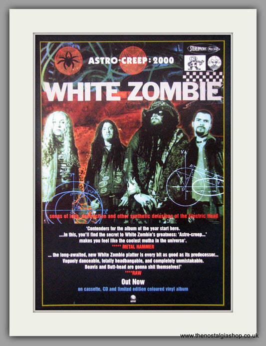 White Zombie. Astro-Creep 2000. 1995 Original Advert (ref AD51476)