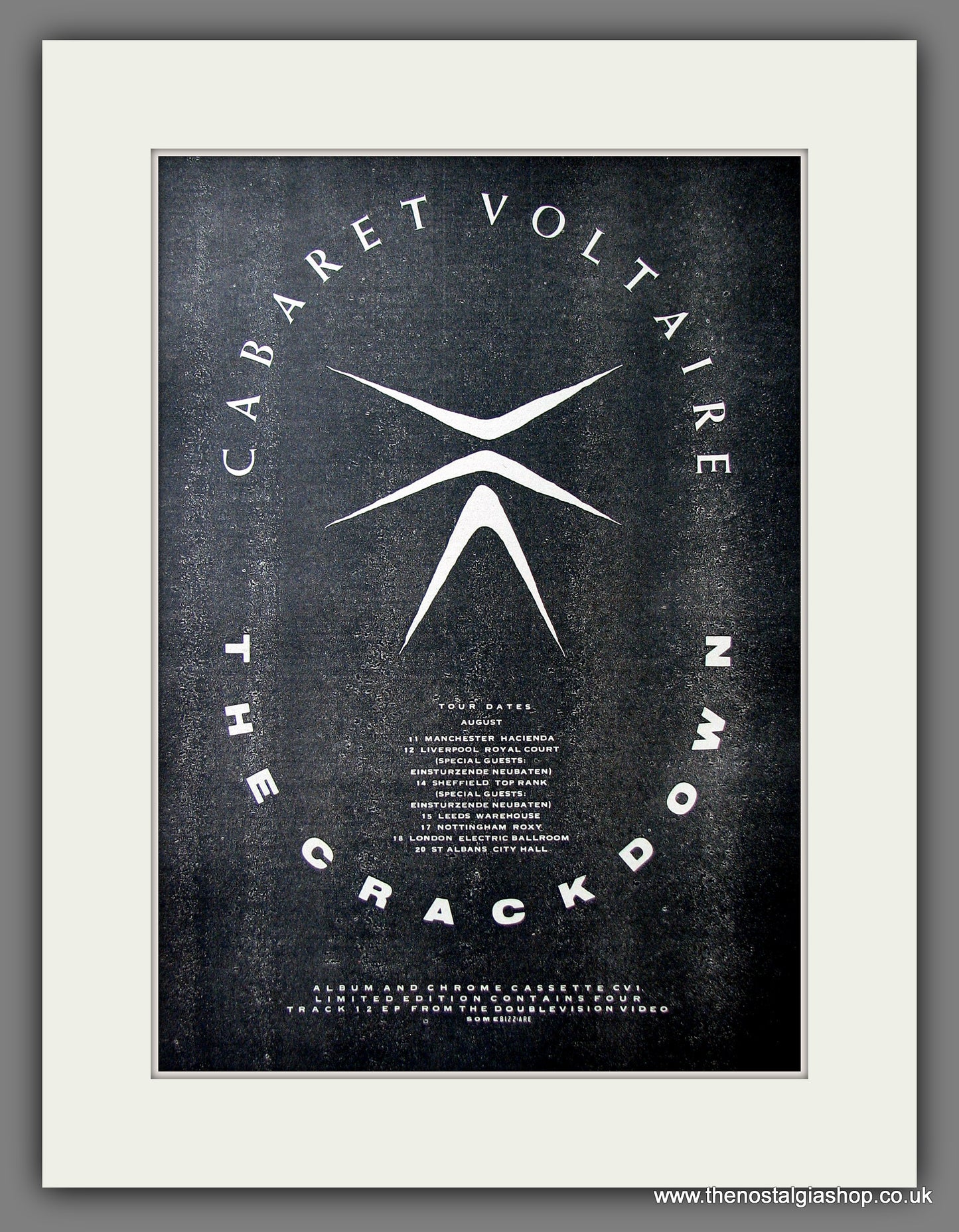 Cabaret Voltaire The Crackdown. Original Advert 1983 (ref AD13528)