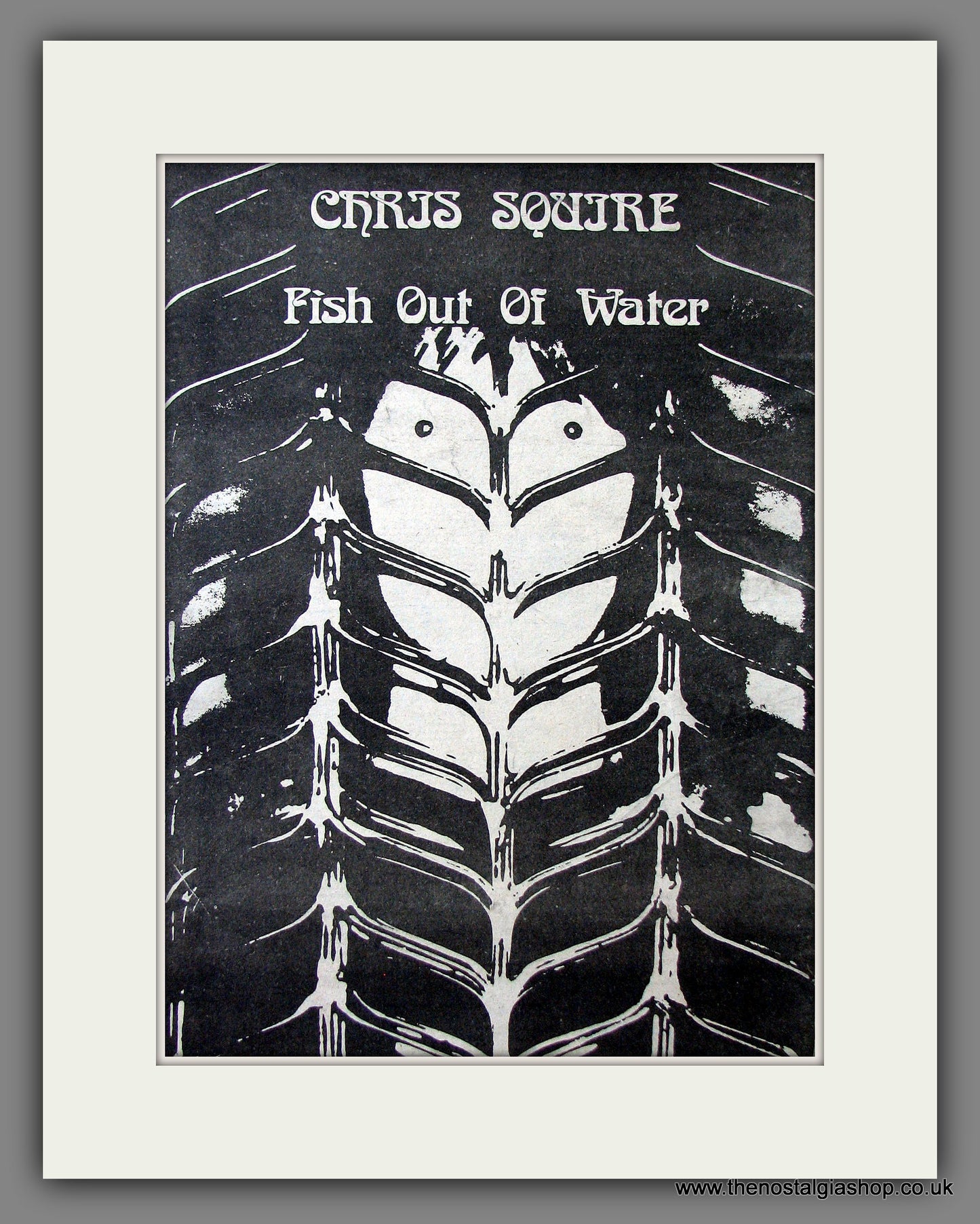 Chris Squire Fish Out Of Water. Original Advert 1975 (ref AD13568)