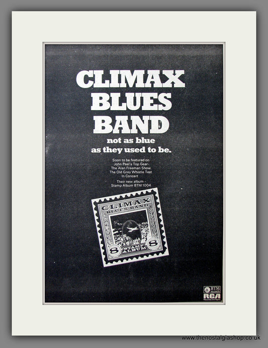 Climax Blues Band Stamp Album. Original Advert 1975 (ref AD13577)