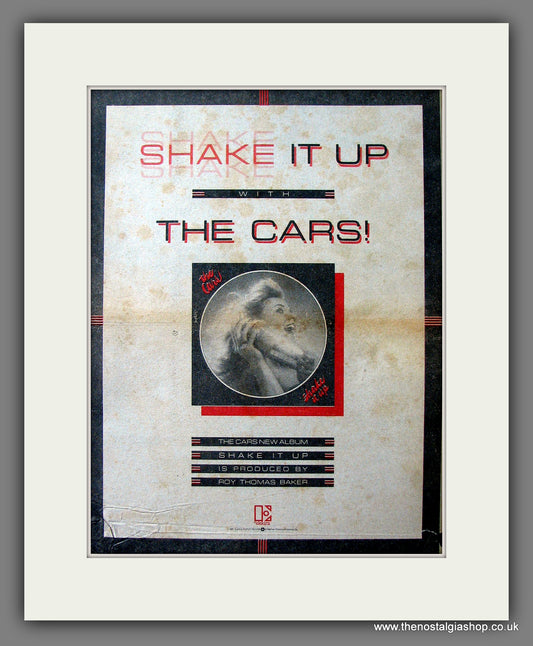 Cars (The) Shake It Up. Original Advert 1982 (ref AD13589)