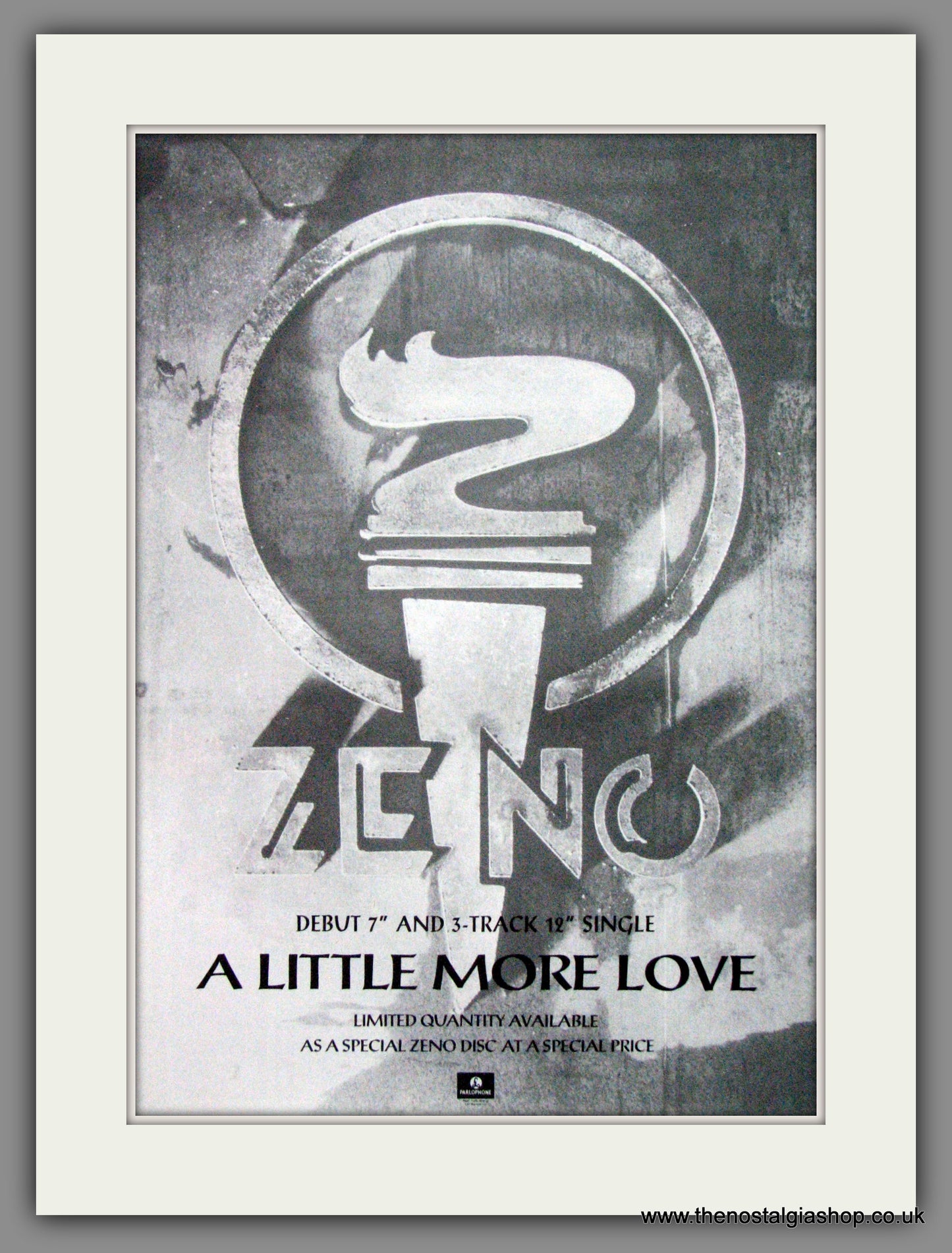 Zeno. A Little More Love. 1986 Original Advert (ref AD13784)