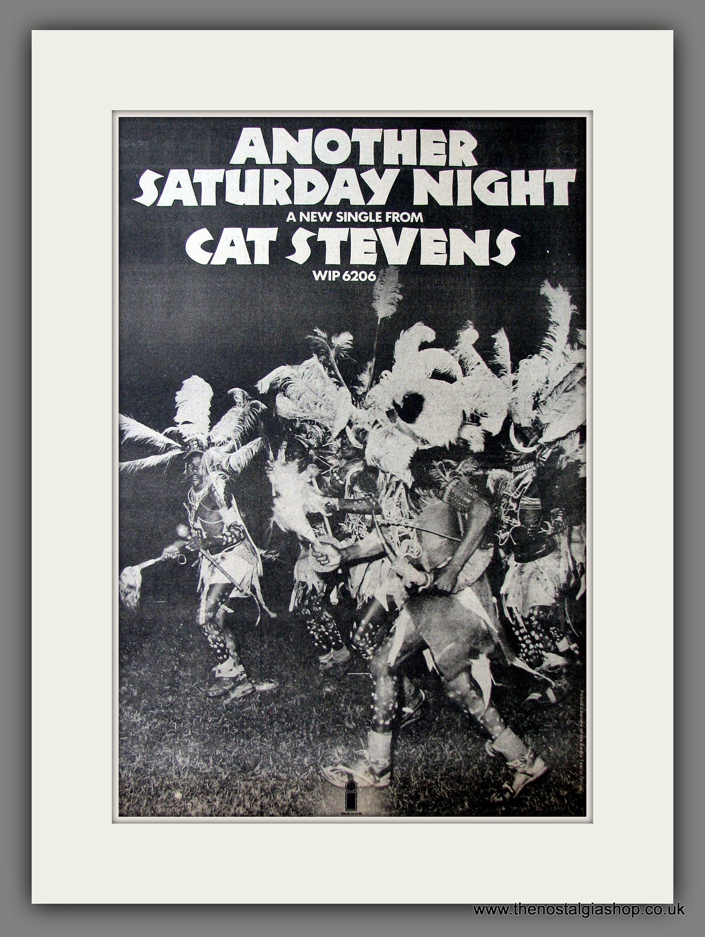 Cat Stevens Another Saturday Night. Original Advert 1974 (ref AD13623)