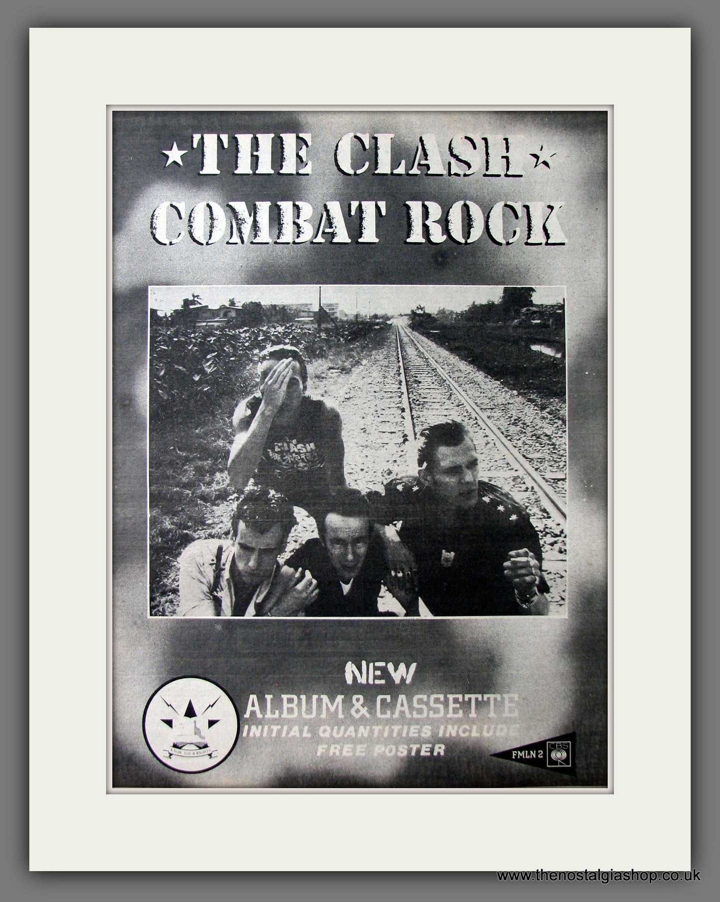 Clash (The) Combat Rock. Original Advert 1982 (ref AD13629)