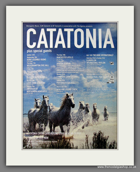 Catatonia Tour Dates. Original Advert 1999 (ref AD13640)