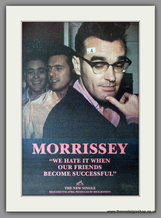 Morrissey. We Hate It When.... Original Vintage Advert 1992 (ref AD11202)