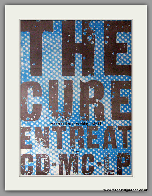 Cure (The) Entreat. Vintage Advert 1991 (ref AD11204)