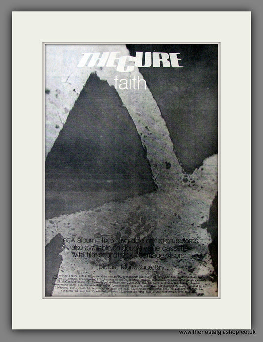 Cure (The) Faith. Original Advert 1981 (ref AD13644)