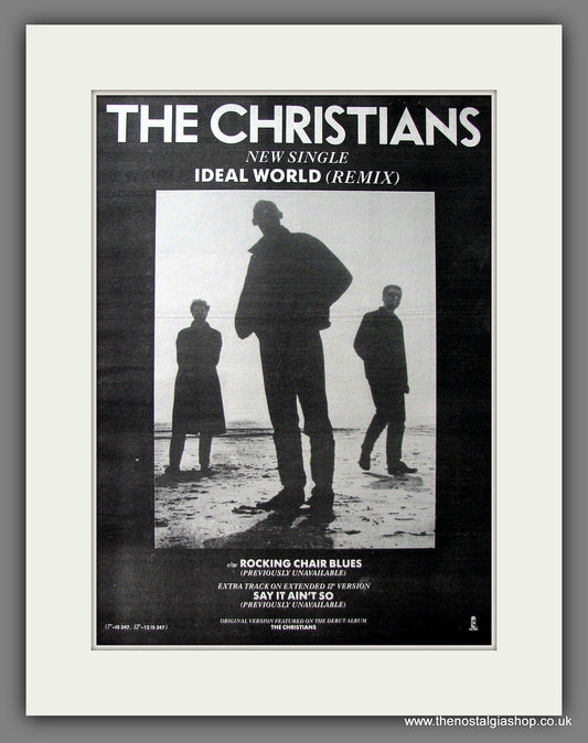 Christians (The) Ideal World. Original Advert 1987 (ref AD13656)