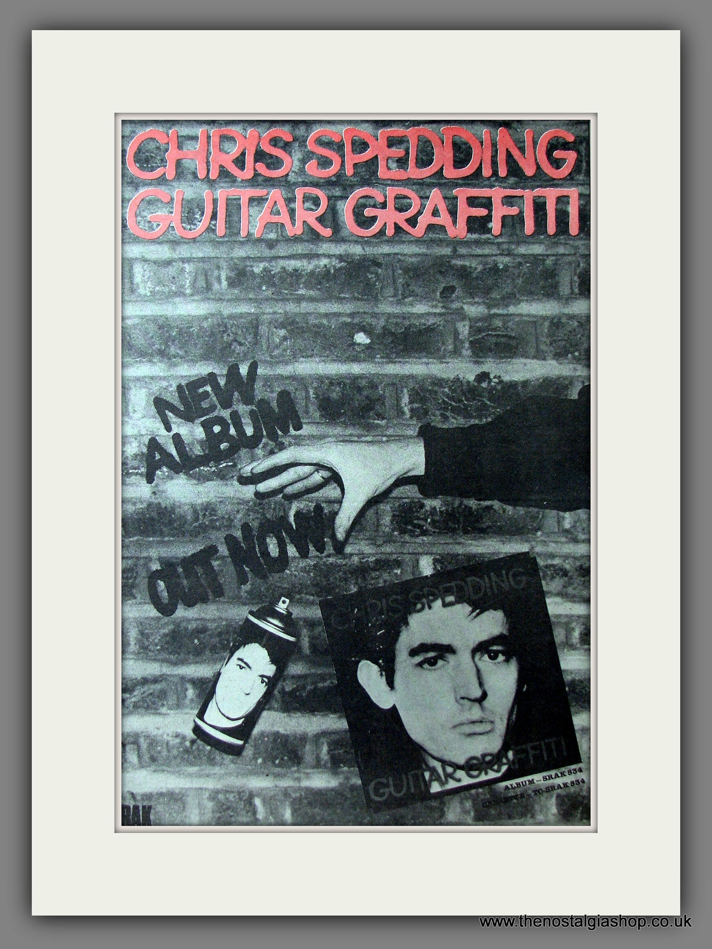 Chris Spedding Guitar Graffiti. Original Advert 1979 (ref AD13663)