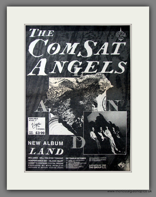 Comsat Angels (The) Land. Original Advert 1983 (ref AD13668)