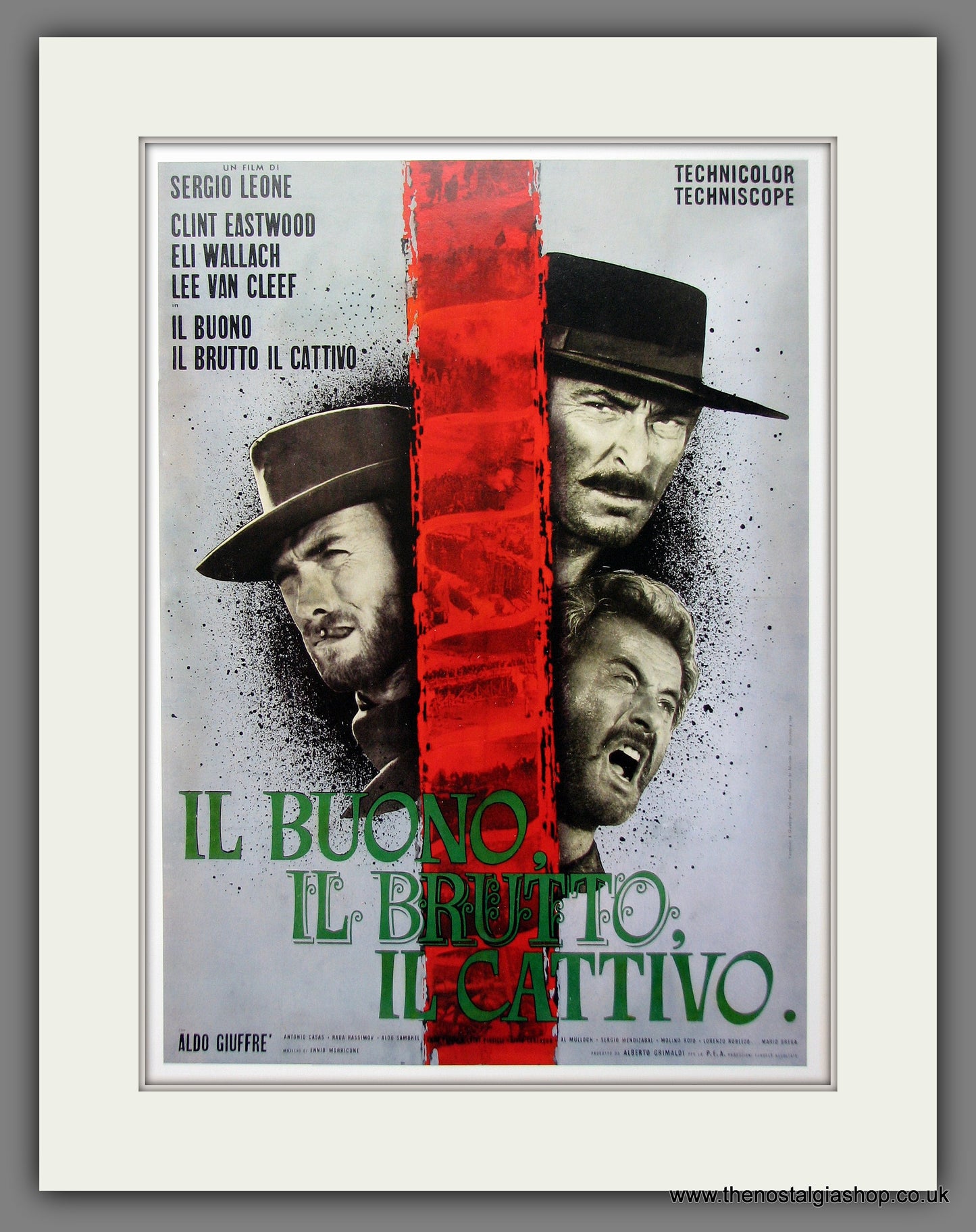 The Good, The Bad And The Ugly. Italian Reproduction Advert (ref AD300132)