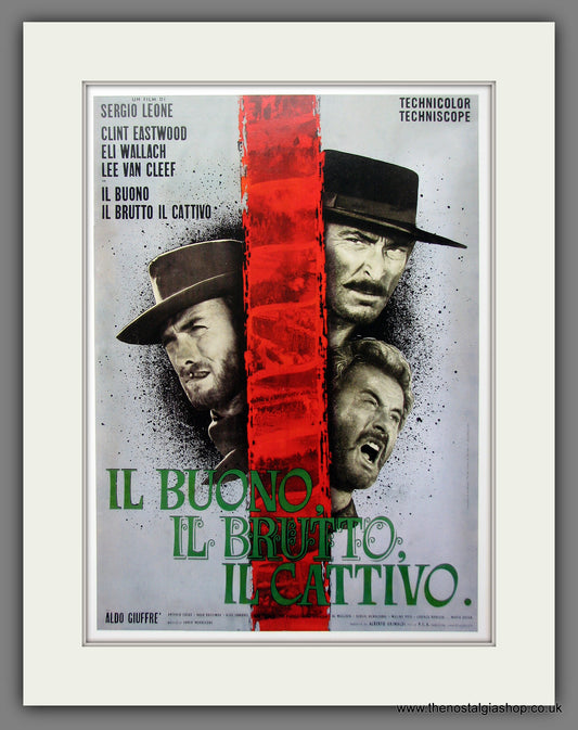 The Good, The Bad And The Ugly. Italian Reproduction Advert (ref AD300132)