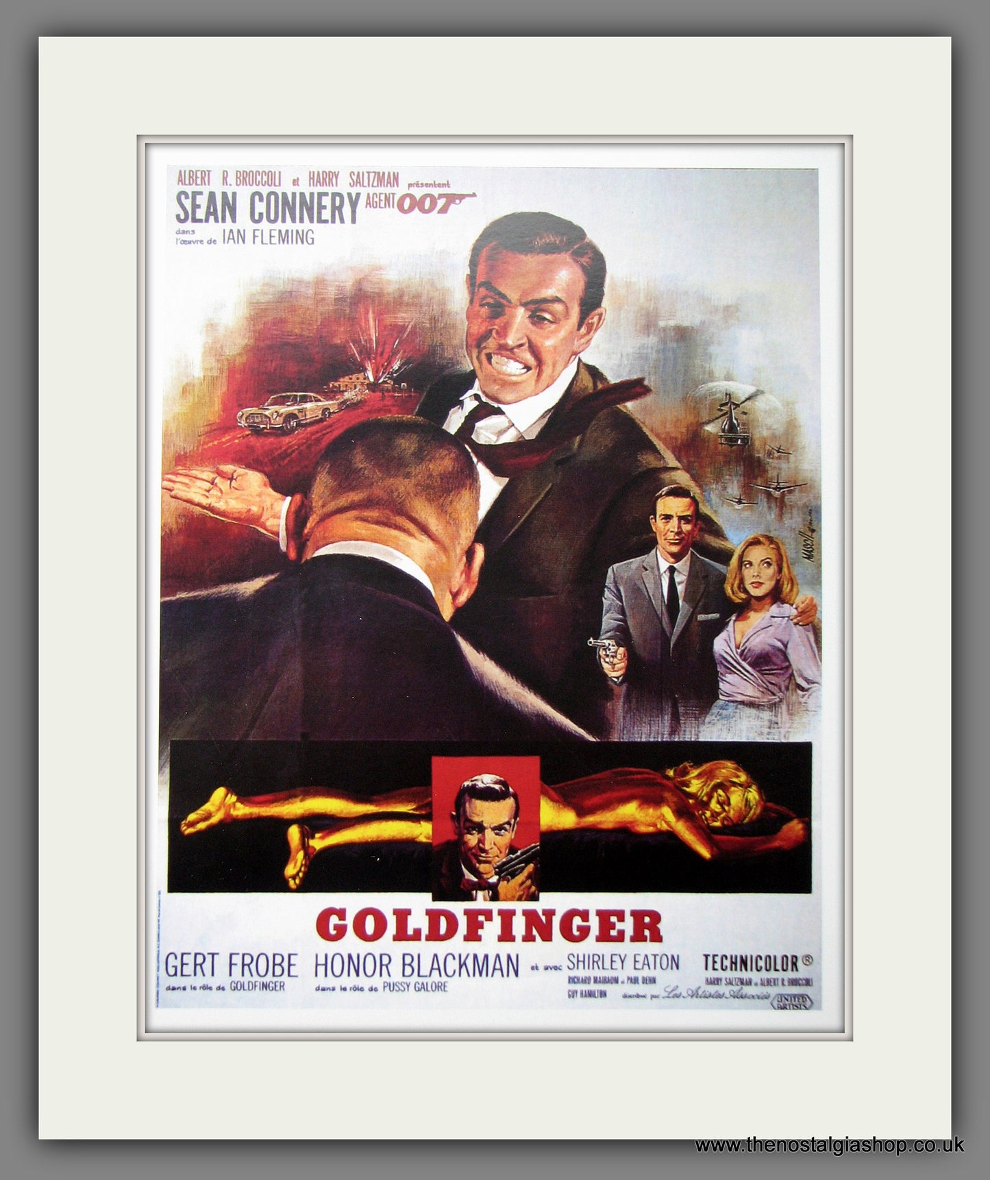 James Bond. Goldfinger. Reproduction Advert (ref PR13444) – The ...