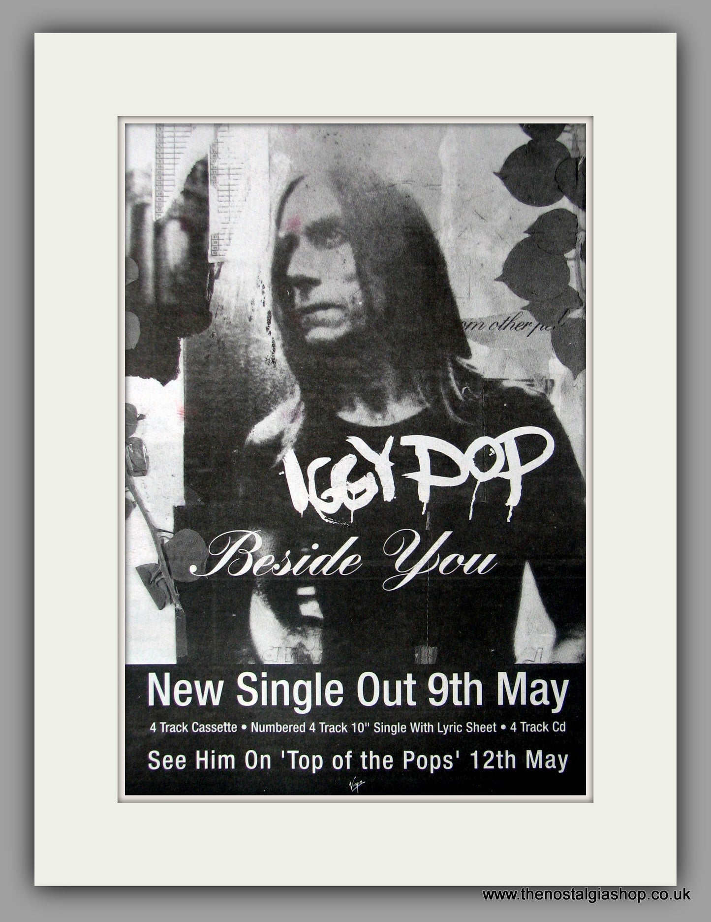 Iggy Pop. Beside You. 1994 Original Advert (ref AD50926)