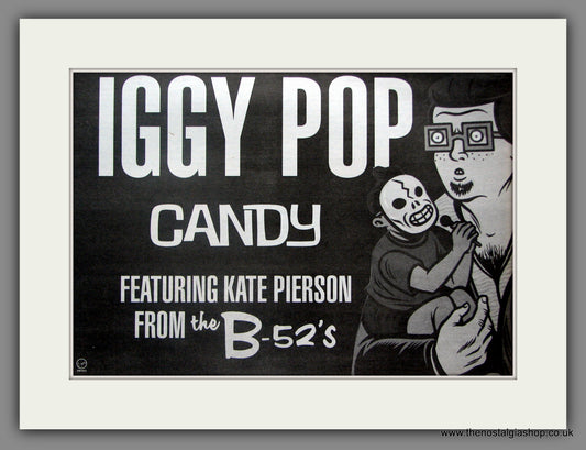 Iggy Pop. Candy. 1990 Original Advert (ref AD50927)