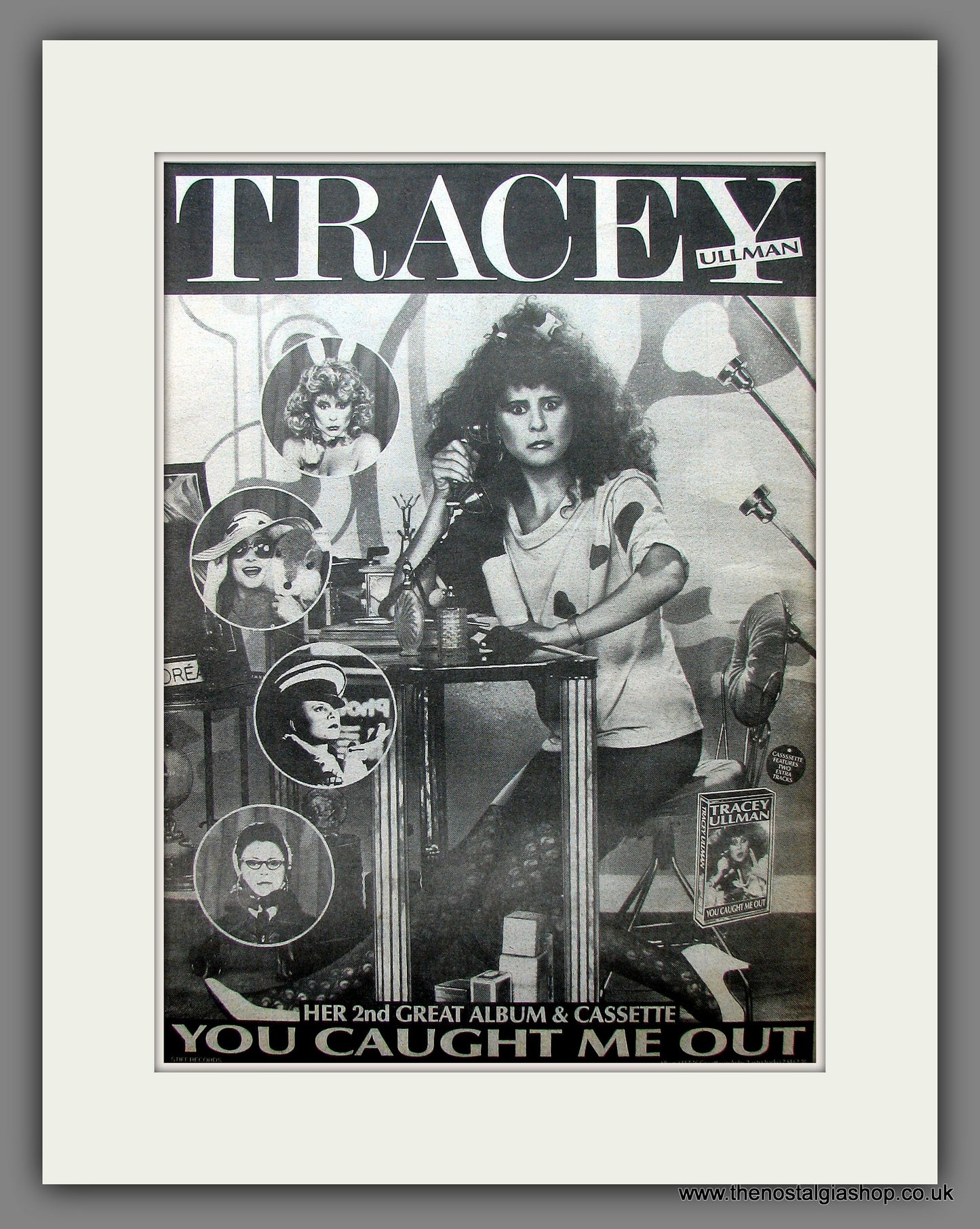 Tracey Ullman. You Caught Me Out. Original Advert 1984 (ref AD13542)