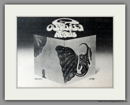 Osibisa. Heads. Vintage Advert 1972 (ref AD51088)