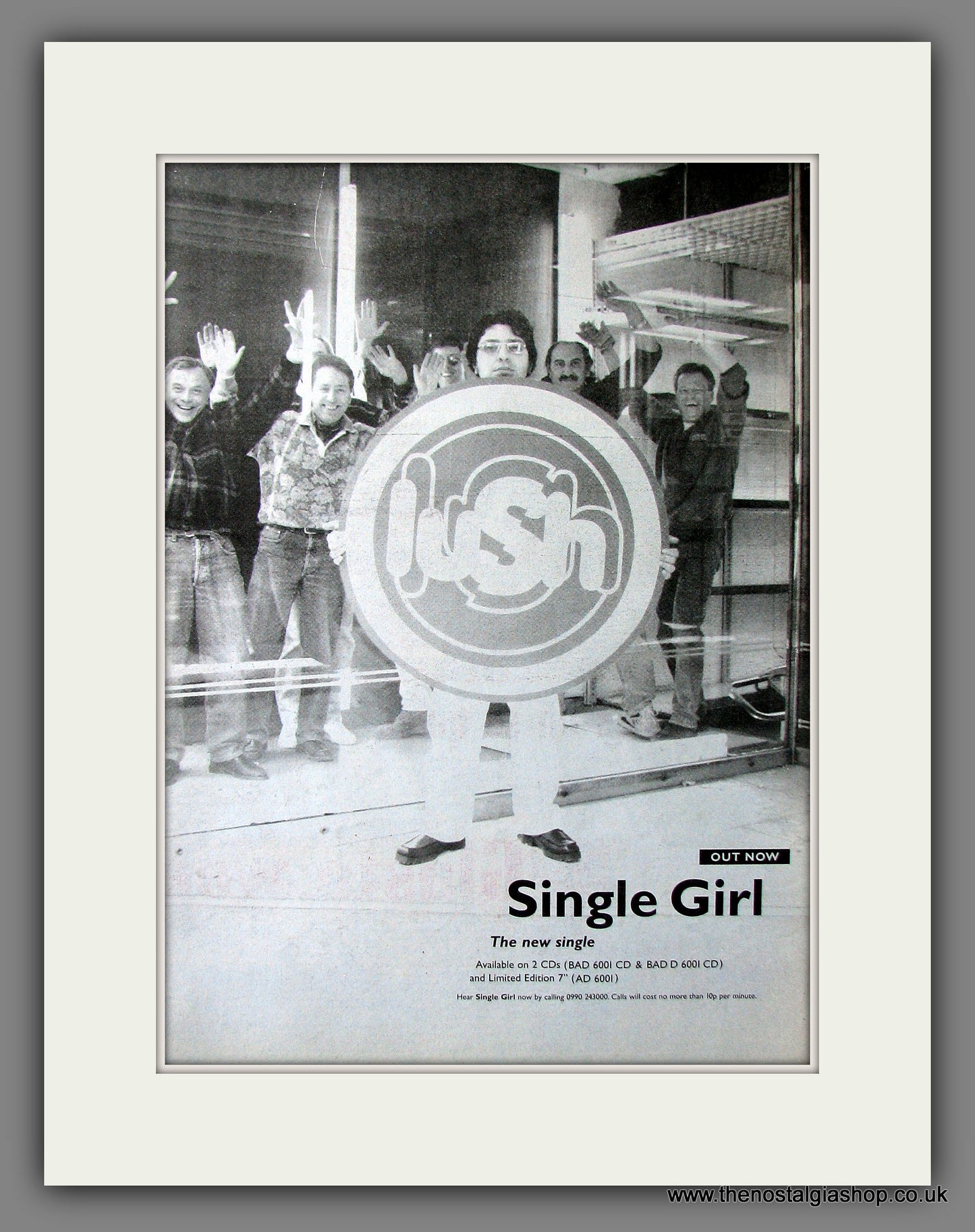 Lush. Single Girl. Original Advert 1996 (ref AD13601)