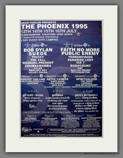 Phoenix 1995. Original Double Advert 1995 (ref AD13606)