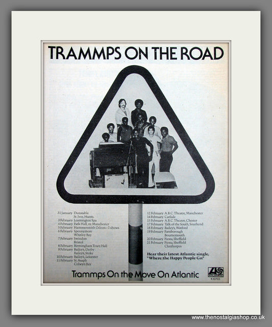 Trammps On The Move. 1976 Original Advert (ref AD56005)