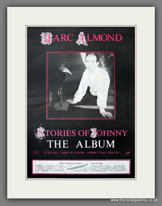 Marc Almond. Stories of Johnny. Original Advert 1985 (ref AD13695)